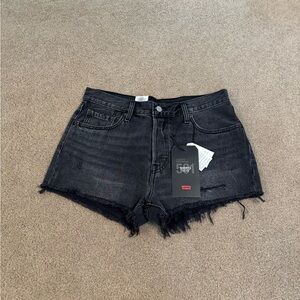 Levi's Black Denim Shorts